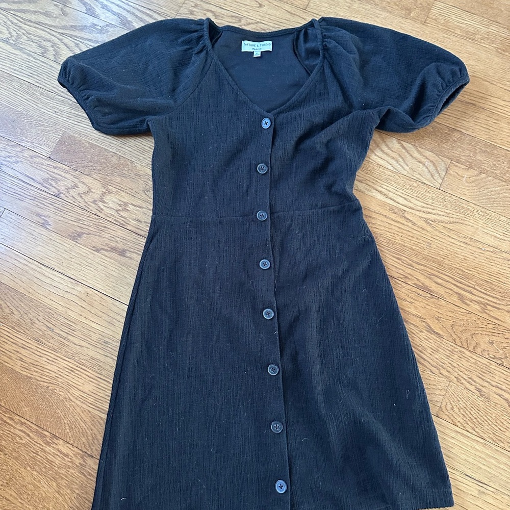 Never worn size small madewell black dress - Picture 2 of 7